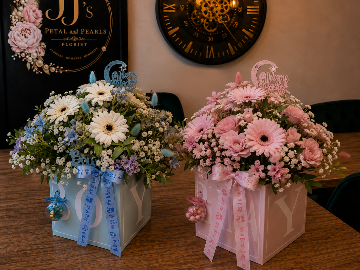New Baby Keepsake Boxes
