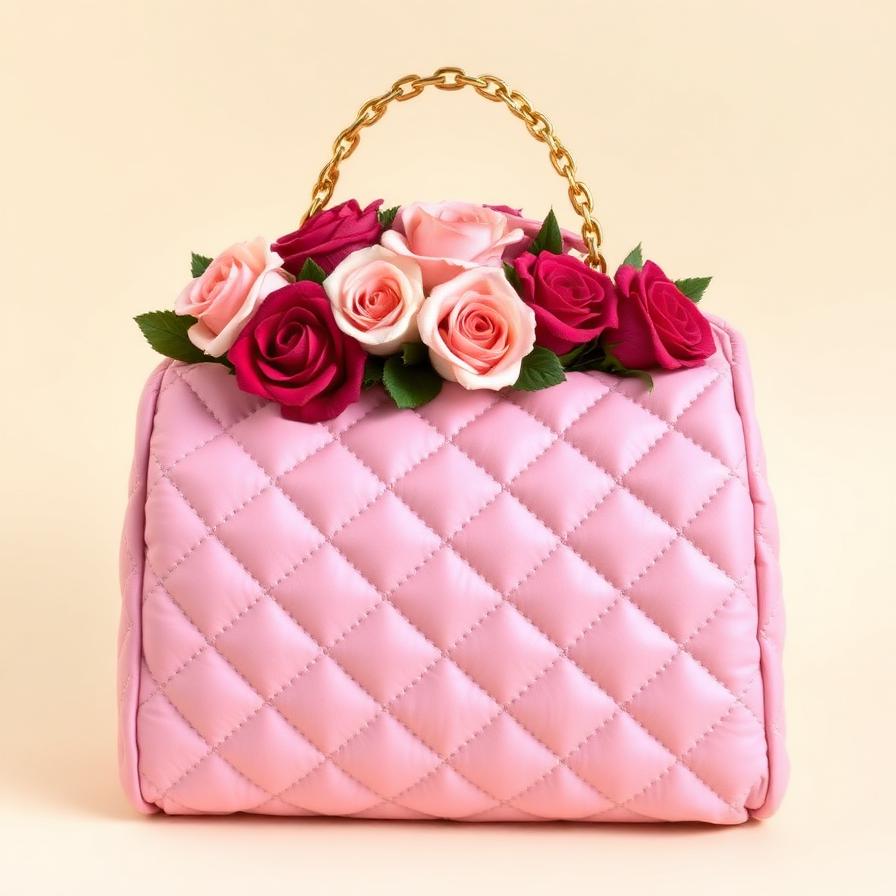 Quilted Floral Handbags